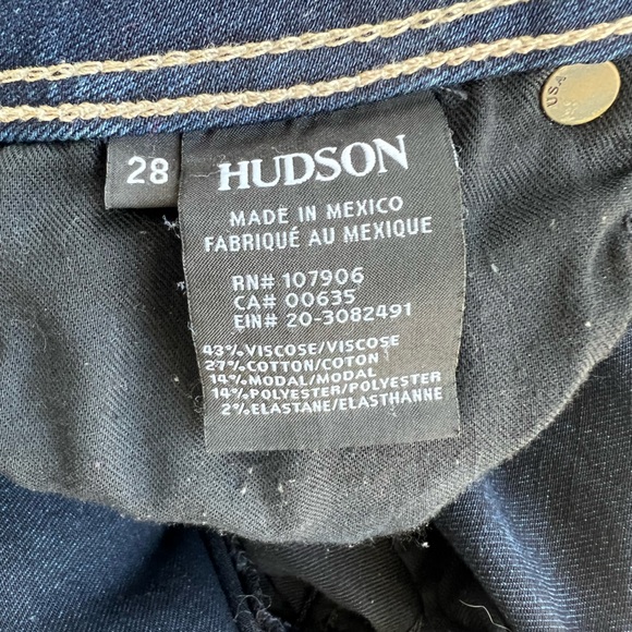 Hudson Collin Mid-rise Skinny Supermodel Jean Color Obscurity - Picture 8 of 9